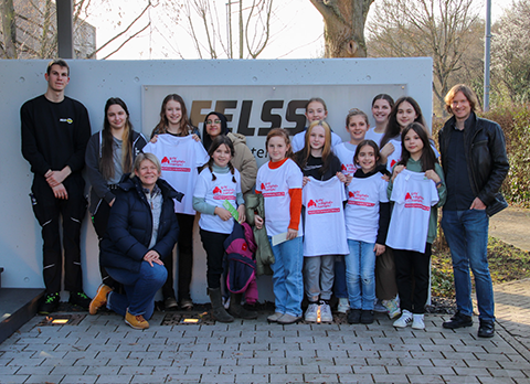 Die Teilnehmerinnen des Girls‘ Digital Camps vom Gymnasium Remchingen. 