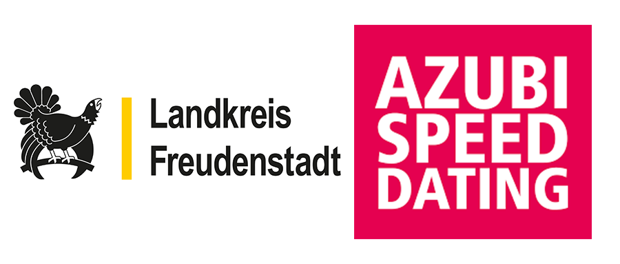 Logo Landkreis Freudenstadt und Logo Azubi-Speed-Dating