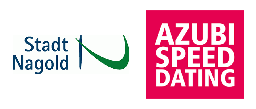 Logo der Stadt Nagold und Logo des Azubi-Speed-Datings