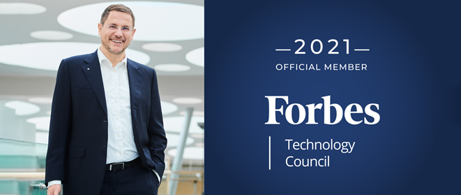 Carsten Kraus, Neues Mitglied im Forbes Technology Council