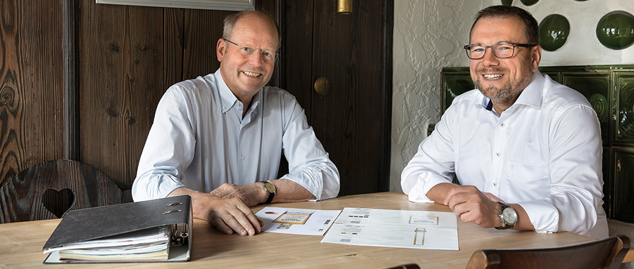 Die Geschäftsführer Carl Glauner (links) und Markus Schlör. Quelle: Alpirsbacher Klosterbräu