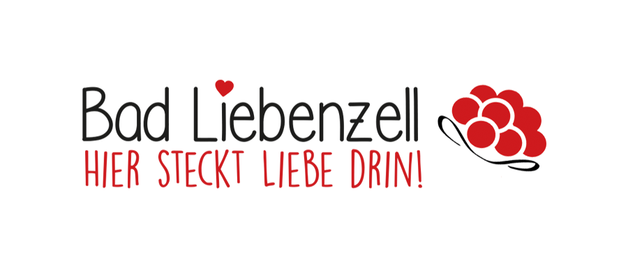 Logo Bad Liebenzell mit Spruch "Hier steckt Liebe drin"