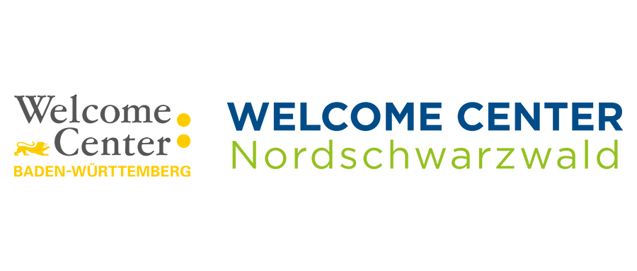 Logos Welcome Center Baden-Württemberg und Welcome Center Nordschwarzwald